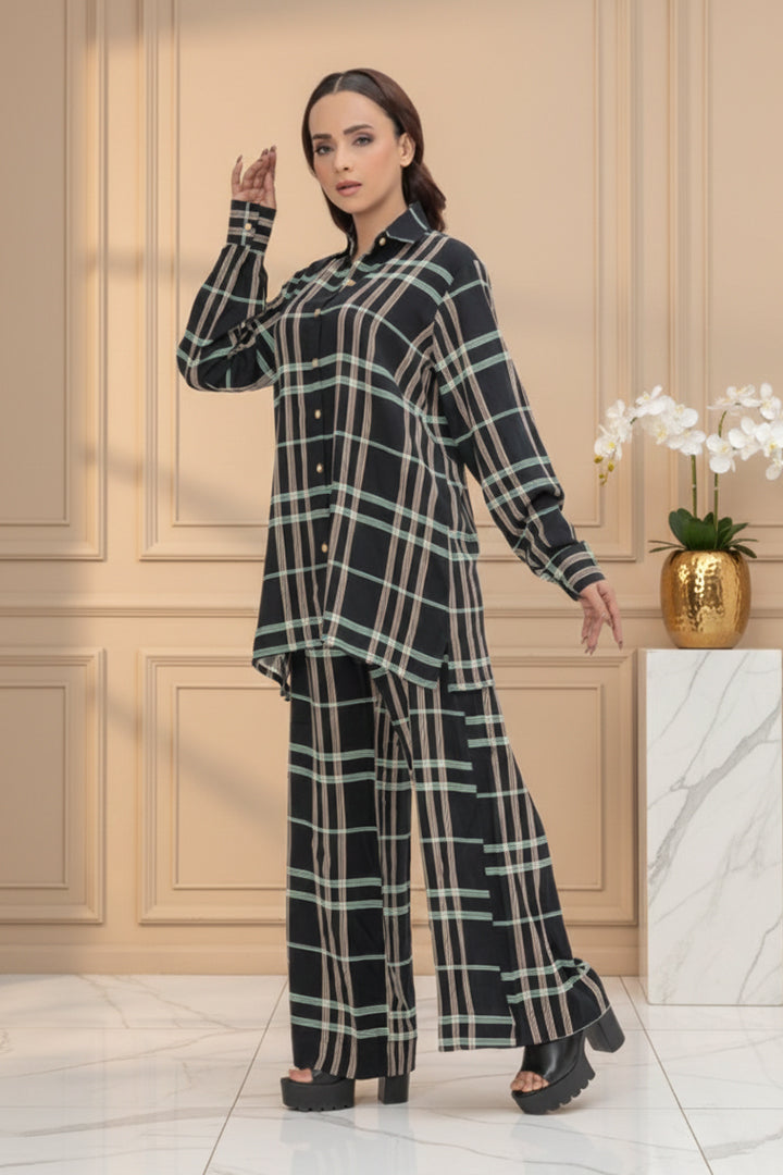 Baltic Sea Arabic Lawn 2-Piece Stitched Suit