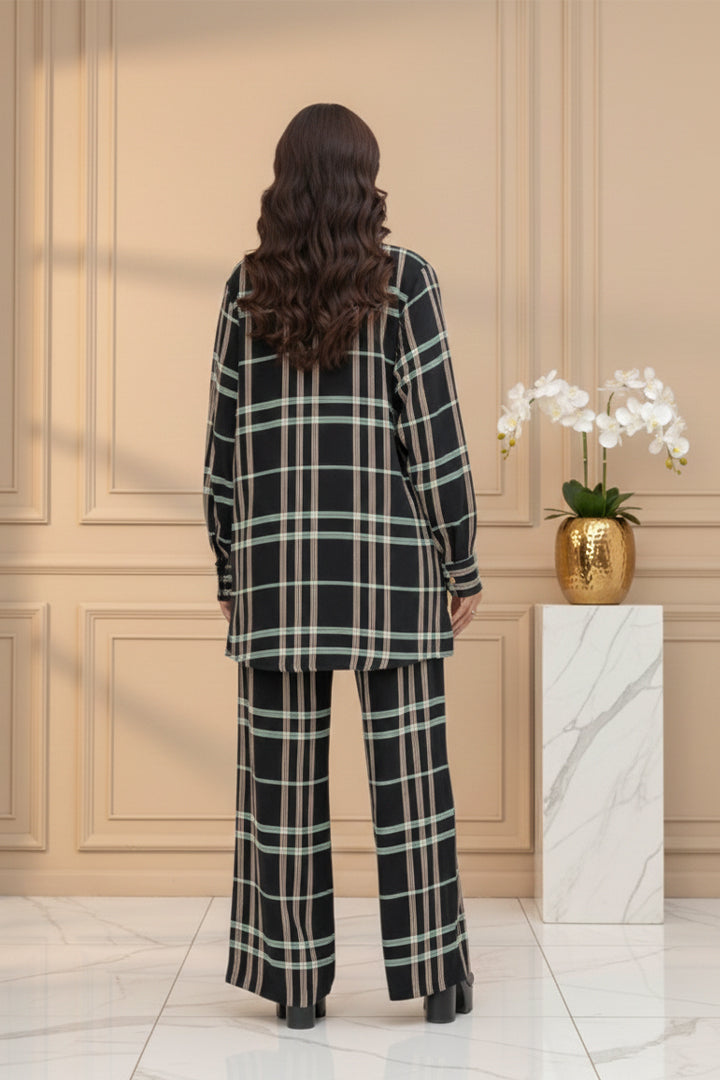 Baltic Sea Arabic Lawn 2-Piece Stitched Suit