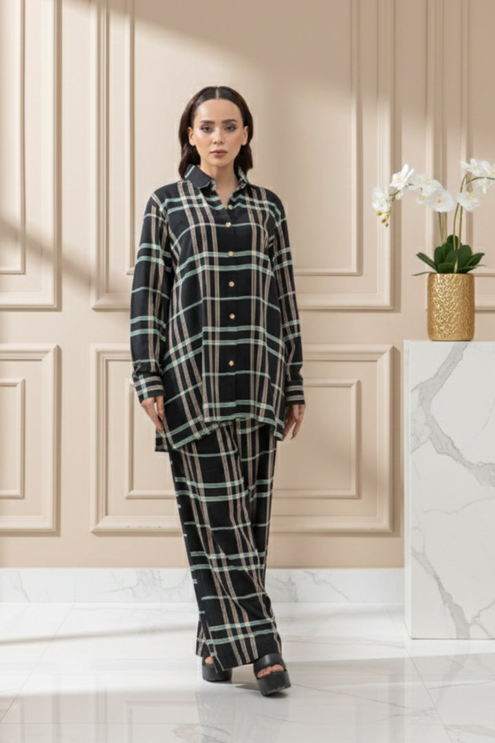 Baltic Sea Arabic Lawn 2-Piece Stitched Suit