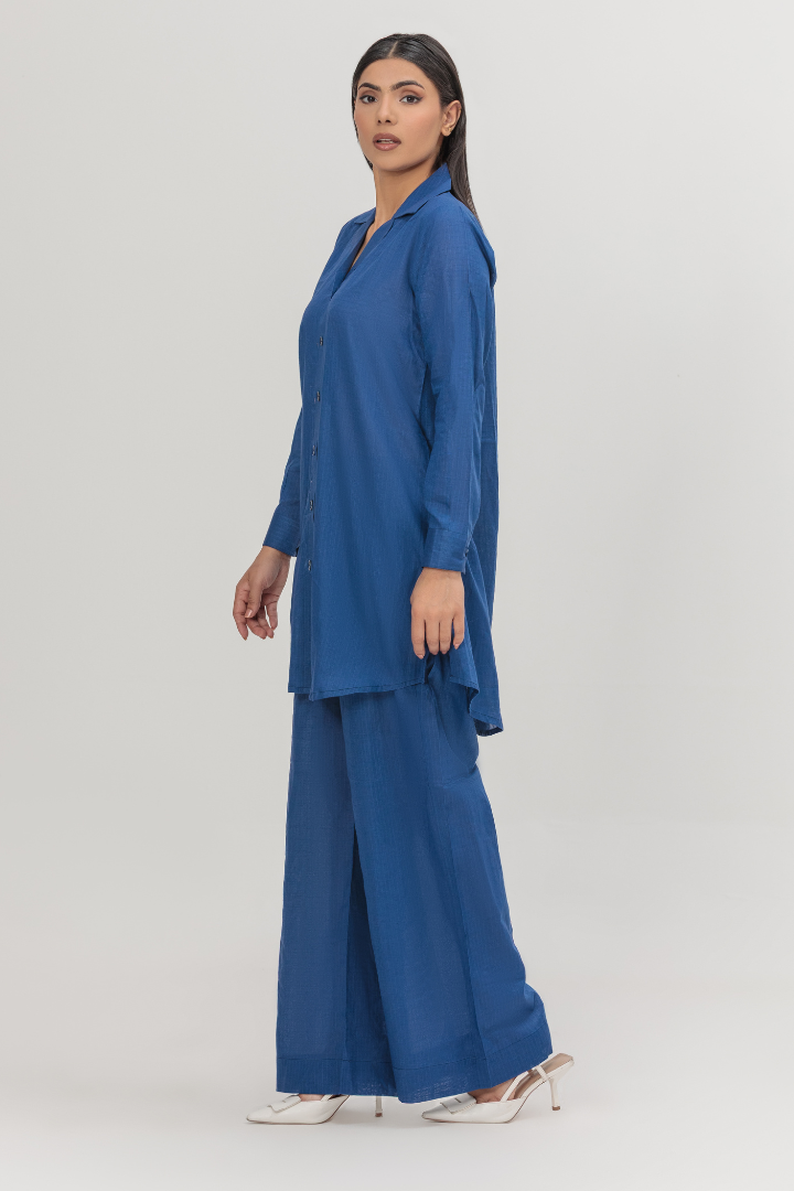 Blue Jay Crosshatch Lawn 2-Piece Stitched Suit