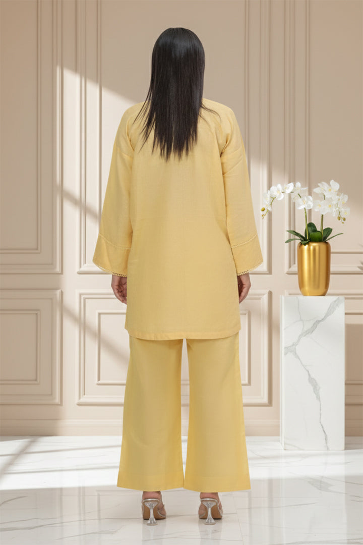 Harvest Gold Masoori Lawn 2-Piece Stitched Suit