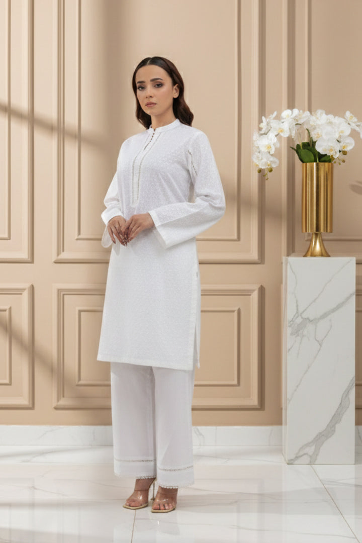 Mercury Chikankari Lawn 2-Piece Stitched Suit