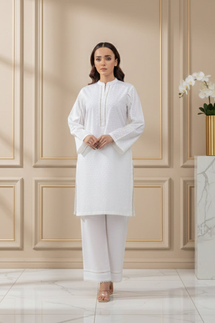 Mercury Chikankari Lawn 2-Piece Stitched Suit