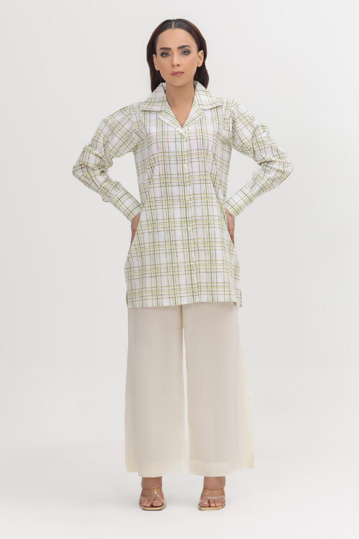 Platinum Fancy Lawn 2-Piece Stitched Suit