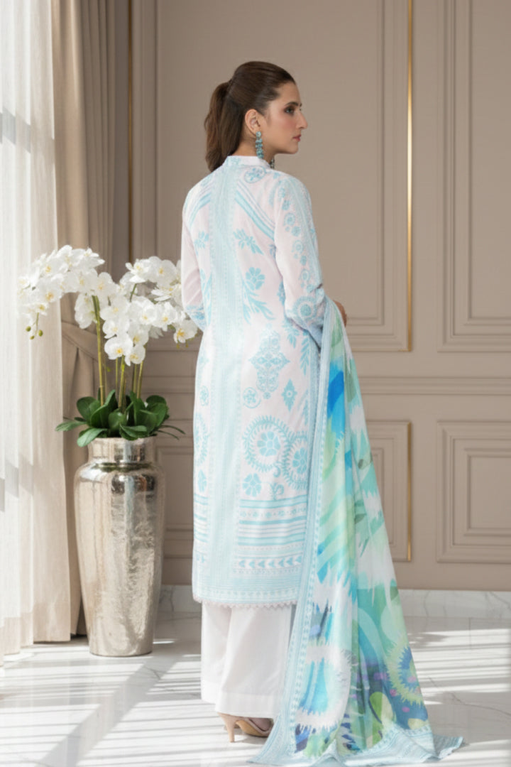 Sumbul Printed 3 Pcs Stitched Suit