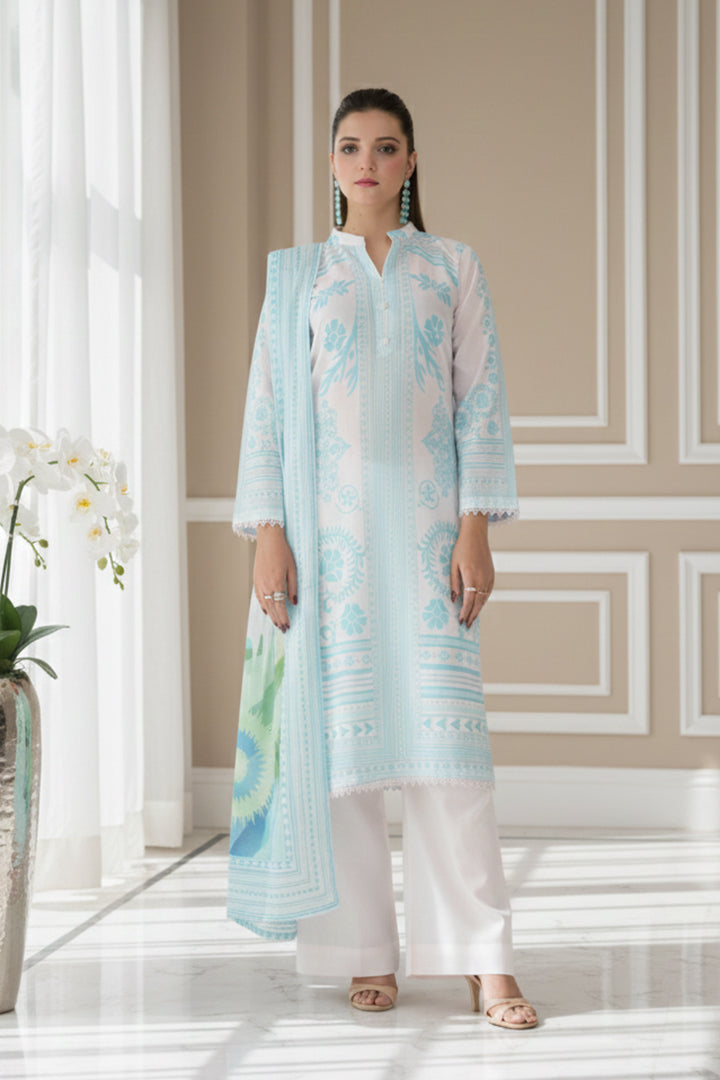 Sumbul Printed 3 Pcs Stitched Suit
