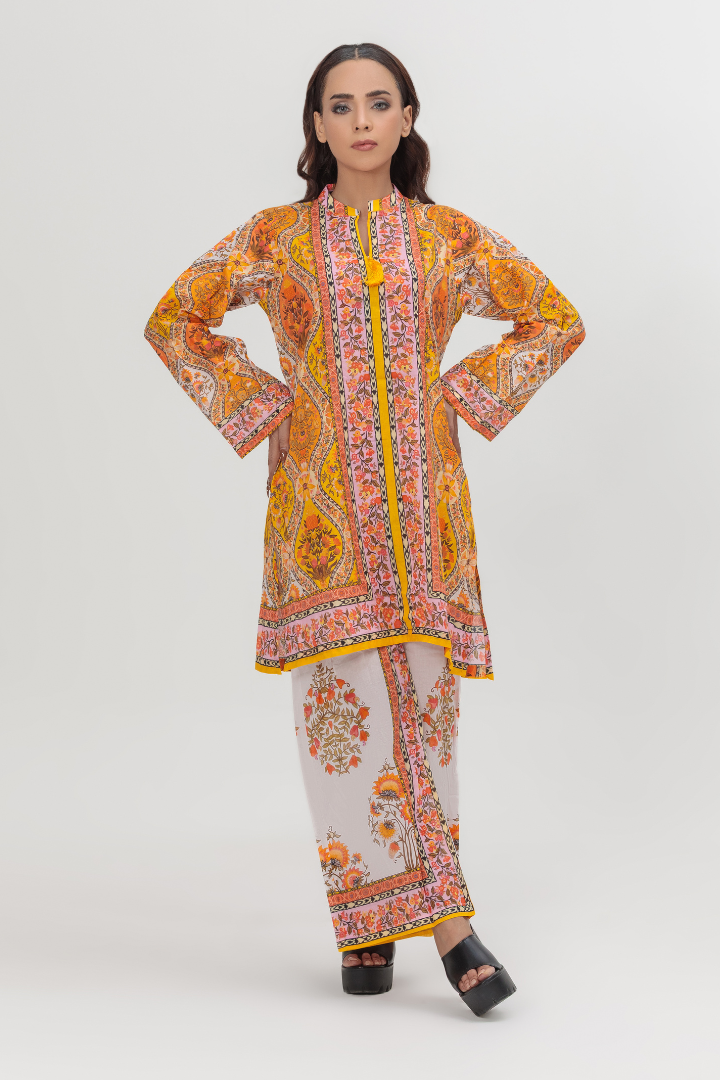 Sunburst Printed Lawn 2-Piece Printed Stitched Suit