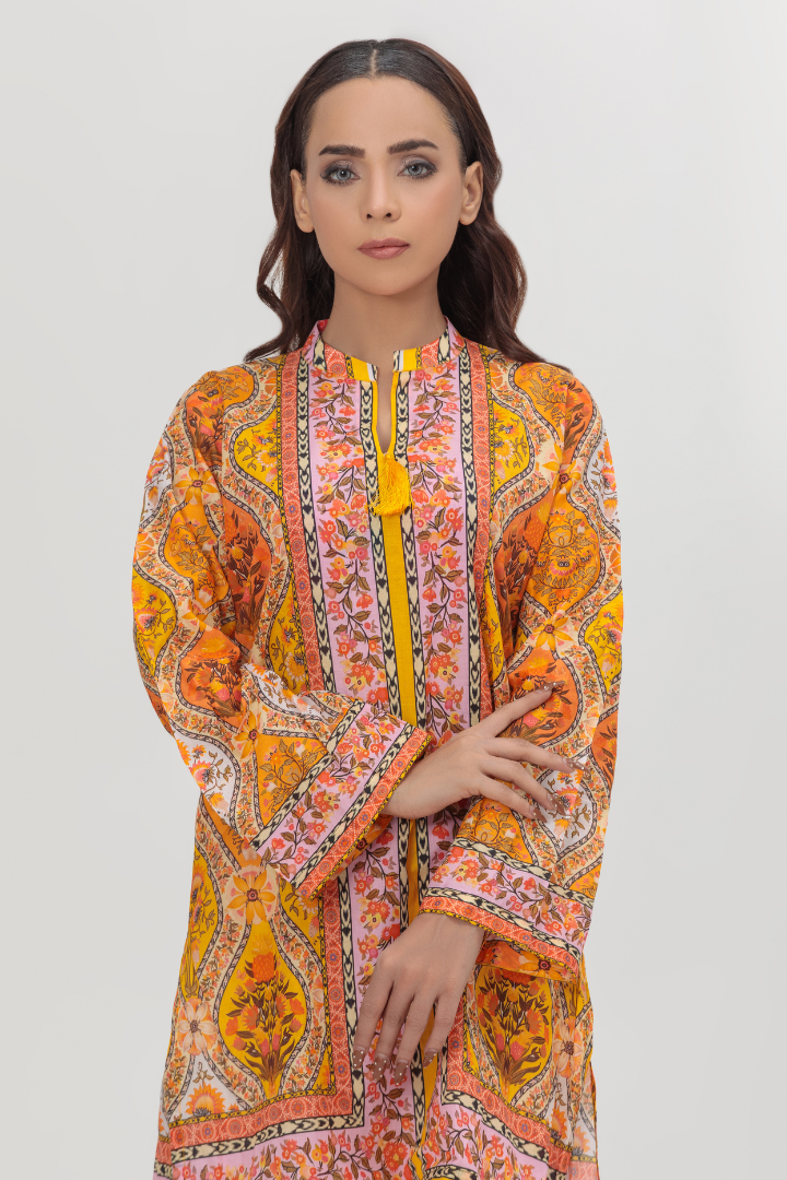 Sunburst Printed Lawn 2-Piece Printed Stitched Suit