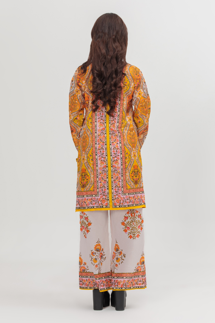 Sunburst Printed Lawn 2-Piece Printed Stitched Suit