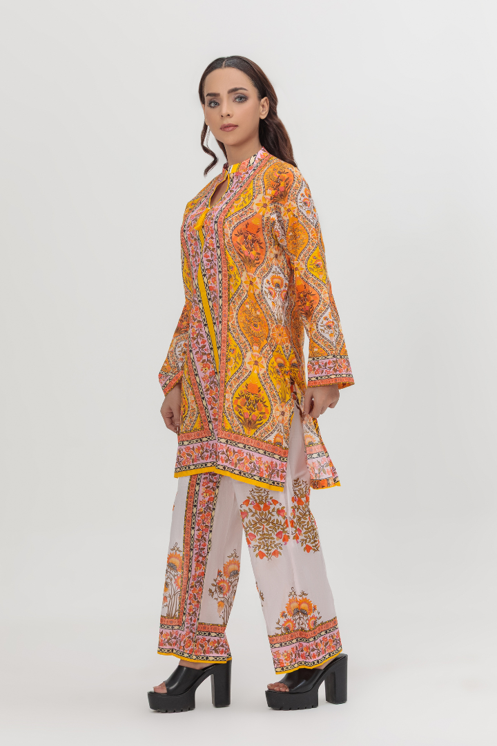Sunburst Printed Lawn 2-Piece Printed Stitched Suit